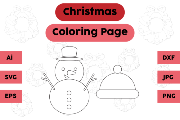 A Creative Review of the Christmas Coloring Page Snowman Hat Set