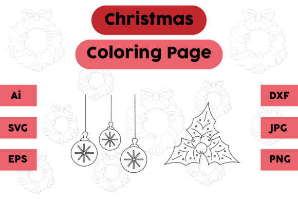 A Festive Lamp Plum Graphic for Crafting & Coloring Pages