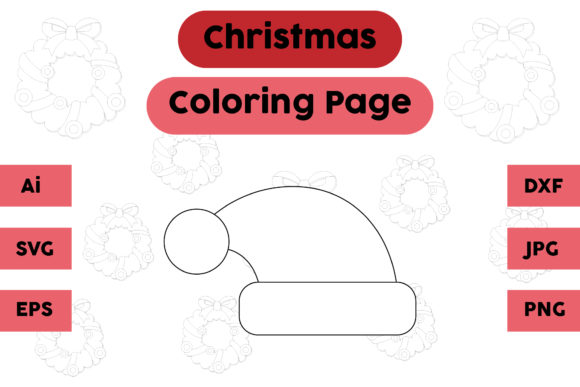 A Graphic Designer's Review of Christmas Coloring Page - Hat 11