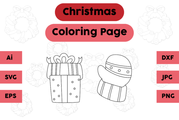 A Graphic Designer's Review of the Christmas Gift Gloves Coloring Pages