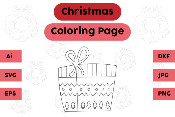 A Premium Graphic for Christmas Coloring Pages & Crafting