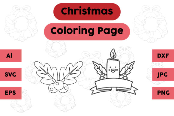 A Seasonal Graphics Asset for Handmade Coloring Pages