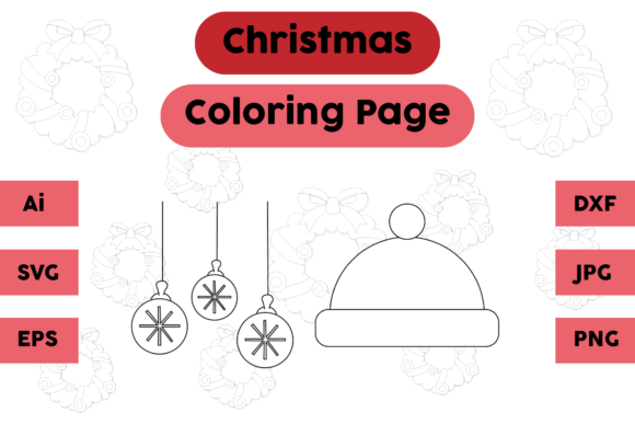 Christmas Coloring Pages Amp Graphics: A Lamp Hat Set Review