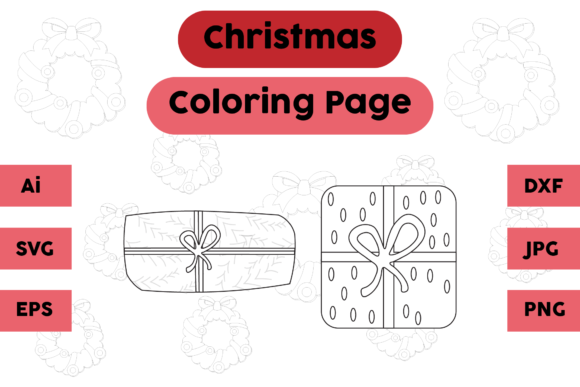 Cute Christmas Graphics for Branding & Coloring Pages